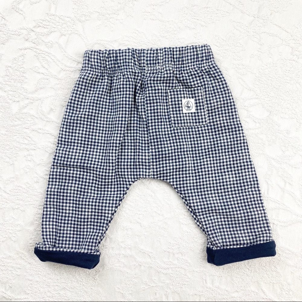 Petit Bateau | Checkered Pants With Pocket